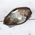 thumbnail image 4 of Bolsa de cosméticos TheAntiq Leather para mujer y hombre, color marrón, 4 of 8