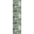 thumbnail image 3 of BERTHMEER 2'x8' Abstract Runner Rugs Contemporary for Hallway Entryway Entrance Bathroom Bedroom Kitchen Non Slip Washable Modern Indoor Runner Rugs,Green, 3 of 5