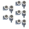 thumbnail image 5 of Glass Door Runners for Curved Shower, Bathroom Replacement Parts with Spring Loaded Action for Smooth Sliding, Impact Resistant & Quiet PA, 5 of 5