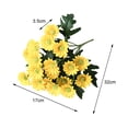 thumbnail image 5 of D-GROEE Daisies Artificial Flowers, 3 Pack Fake Colorful Faux Silk Flower Plant Bouquet for Home Table Centerpieces Decoration, 5 of 5