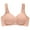 01#Pink, variant on Everyday Bras for Women Comfort Convenient Front Closure Bra Plus Size Breathable Soft Non Wired Bras Ladies Full Coverage Leisure Daily Bralettes