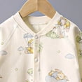 thumbnail image 4 of larppty Unisex Footless Newborn Baby Sleepers Pajamas Romper Boys Girls Long Sleeve, 4 of 4