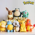 thumbnail image 4 of Pokemon Pikachu Large Figure Charmander Eevee Porkby Squirtle Doll Model Toys Ornament Figurine Younth Toys Collection Gifts, 4 of 5