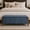 Blue, variant on Vknow Furniture Chenille Storage Bench with Solid Wood Legs and Removable Lid for Bedroom Entryway and Living Room,Rust