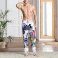 thumbnail image 6 of Lsque inside out 2 Print Men's Pajama Pants, Lounge Pant - Comfortable Home Wear,Elastic Waistband, Stylish Design-Large, 6 of 9