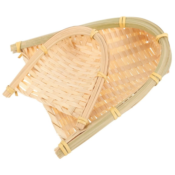 HONMEET Multipurpose Beige Woven Basket, Storage Organizer for Home, Kitchen, Bathroom, and Office Use