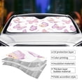 thumbnail image 5 of XMXY Car Sun Shade Windshield, Purple Fairytale Cartoon Butterfly Automotive Front Window Sun Visor for Cars SUV Trucks, Medium Size, 5 of 8