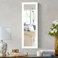 thumbnail image 3 of Costway LED Wall Mounted Door Mirror Jewelry Cabinet Armoire Organizer Lockable, 3 of 10