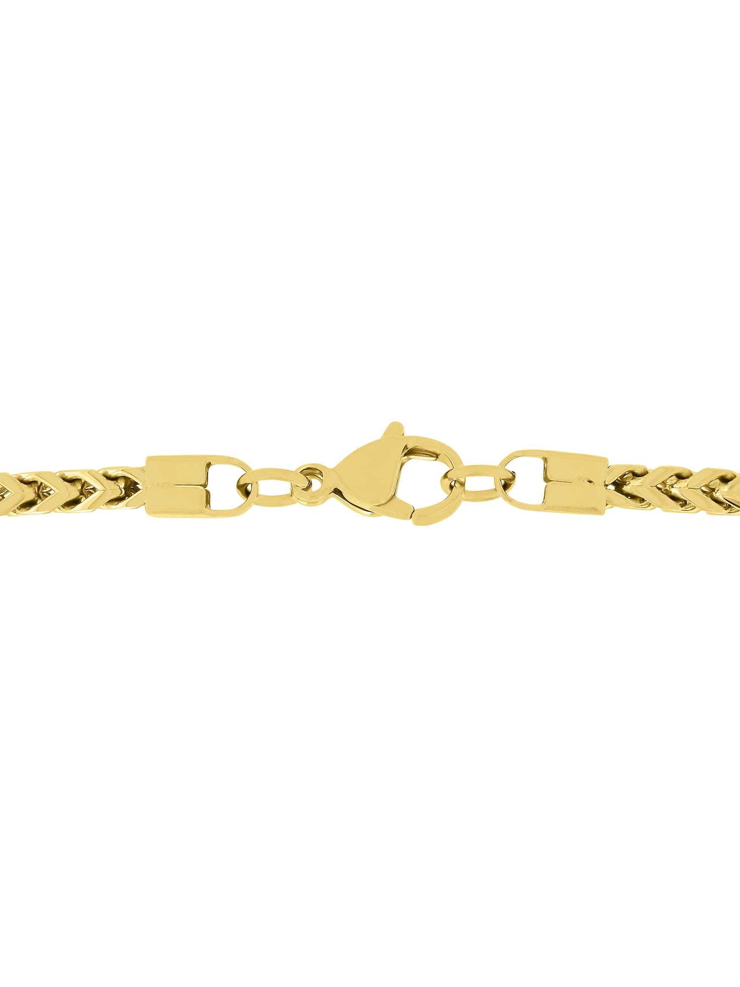 Men's Gold-Tone Stainless Steel Franco 18" Chain Necklace - Brilliance Fine Jewelry