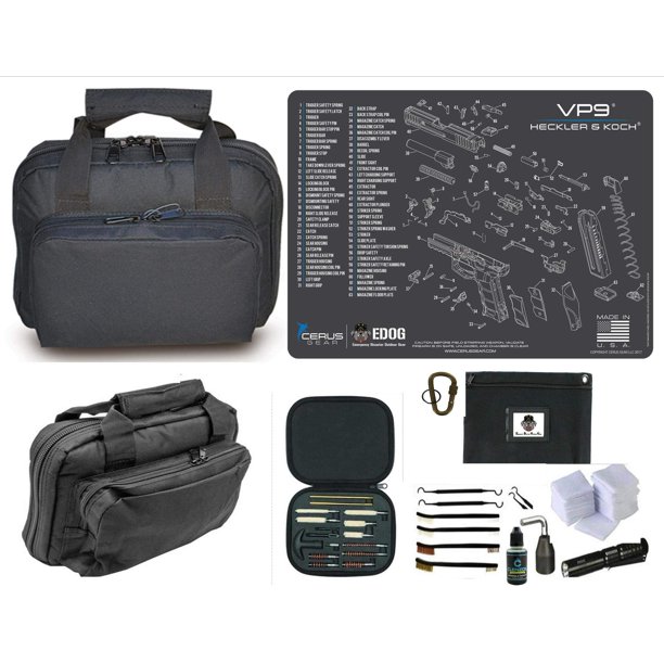 EDOG Kimber 1911 Compact & PRO Promat & 11.5? Double Gun Range Bag