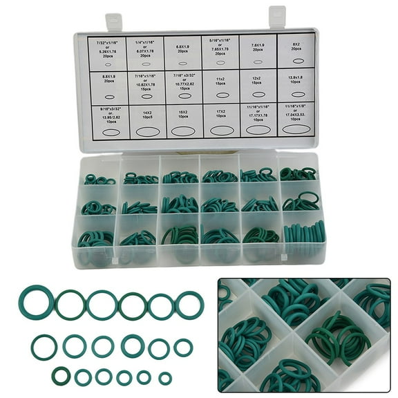 CENL 270 PCS R134a For Car Air Conditioning Seal Sealing Ring Set A/C System O-Ring