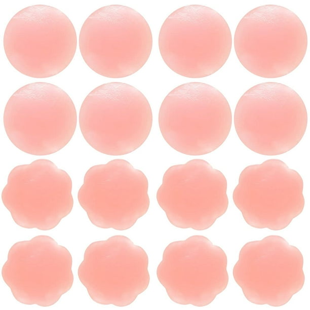 1 Pair Bra Pad Reusable Self Adhesive Silicone Bra Breast Pad Pasties Petal Chest  Stickers Nipple