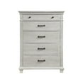 thumbnail image 2 of New Classic Furniture Silver Sands Wood 5-Drawer Chest in Gray, 2 of 7