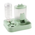 thumbnail image 2 of Automatic Pet Feeder and Water Dispenser Combo for Cats and Small Dogs with Raised Neck Bowl, Large Capacity, Spill-Proof Base, Plastic, Multiple Colors, 2 of 6