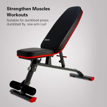 ORNO TTOBE JOROTO Adjustable Weight Bench Utility- Workout Bench for Full Body Exercise Sit Up Bench Ab Abdominal