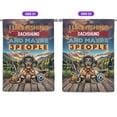 thumbnail image 2 of I Like Fishing, and My Dachshund, and Maybe 3 People. Happy Father's Day House Flag 28x40in Double Sided Wiener Dog Lover Gifts Idea Outdoor Decor - 00004, 2 of 5