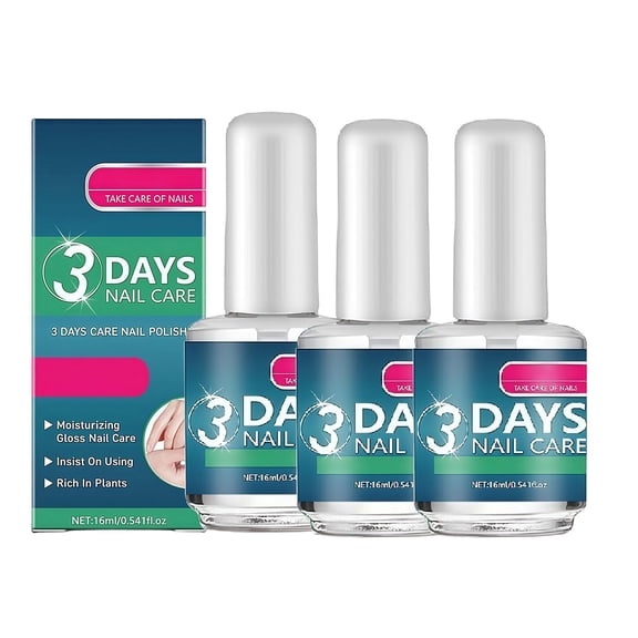3 Days Nail Care Oil with Keratin, 2026 New Fast Strengthening and Hydrating for Dry, Weak & Fragile Nails, Daily Use to Strengthen & Hydrate Nails with Long-Lasting Shine