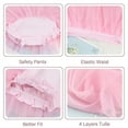 thumbnail image 6 of Baby Toddlers Girls Tutu Skirt with Ruffled Pants Diaper Cover Birthday Holiday Party Tulle Skirt, 6 of 6
