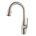 thumbnail image 1 of Kraus Esina Single Handle Pull Down Stainless Steel Dual Function Faucet, Silver, 1 of 12