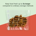 thumbnail image 6 of FoodSaver 8" x 20' Vacuum Sealer Bag Rolls, 3-Count BPA-Free Vacuum Seal Rolls for Custom Size Food Storage Bags and Sous Vide, Works wirh FoodSaver Vacuum Sealer Machines, 60 Feet Total, 6 of 6