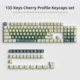 thumbnail image 2 of AIR-133 Keys XDA Profile Green keycaps 75 Percent Cute PBT Keyboard Caps with ISO Keys for 60% 65% 75% 96% Mechanical Keyboard (Light Green), 2 of 4