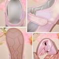 thumbnail image 6 of Staki Girls Loafers Toddler Little Girls Dress Shoes Mary Jane Ballet Flats Party School Bowknot Princess Wedding Shoes(Pink,8 Toddler), 6 of 9
