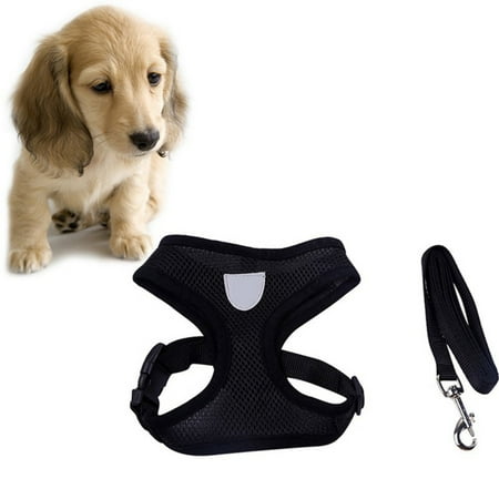 Adjustable Harness Chest Protector Sport Dog Harness Adjustable Vest Safety Strap Soft Mesh Breathable Dog Cat Chest Strap ()