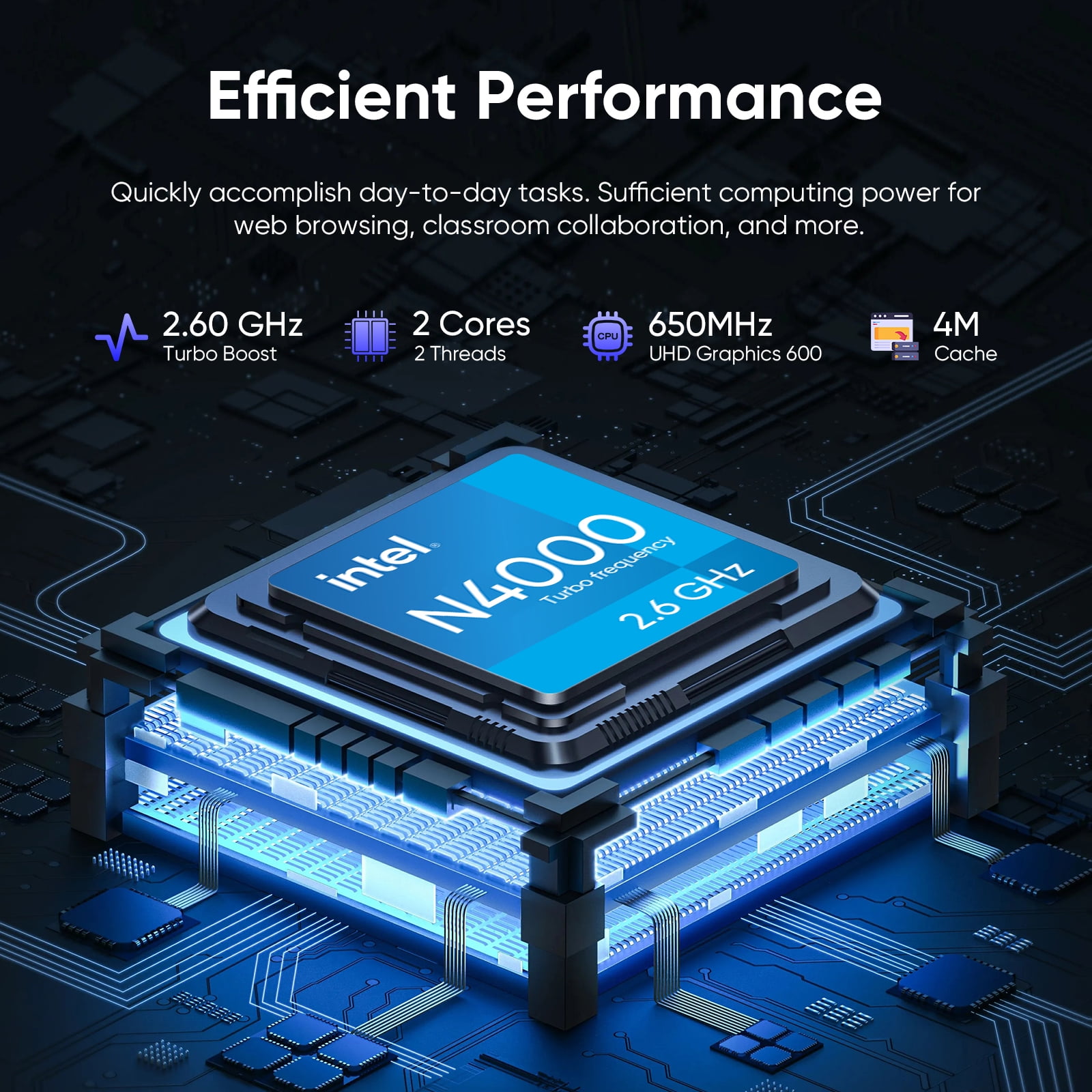 15.6" Laptop Computer,8GB RAM 256GB SSD,Windows 11 Pro Bussiness NoteBook PC,MS Office 365,Intel Celeron N4000(up to 2.6GHz) 100% sRGB Screen,2.4G/5G Dual Band WiFi