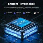 15.6 Laptop Computer,8GB RAM 256GB SSD,Windows 11 Pro Bussiness NoteBook PC,MS Office 365,Intel Celeron N4000(up to 2.6GHz) 100% sRGB Screen,2.4G/5G Dual Band WiFi