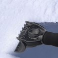 thumbnail image 4 of 2Pcs Ice Scraper Car Snow Scraper avy-Duty Frost and Snow Removal for Cars Windshield and Window Black and Red, 4 of 8