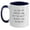 White/Navy, variant on Funny Yoga Instructor Gifts from Friends - 'All Men Are Created Equal But The Coolest Become A Yoga Instructor' Two Tone Coffee Mug for Graduation