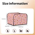 thumbnail image 5 of Pofeuu Donuts Print Toaster Cover 4 Slice, Bread Dust Cover & Fingerprint Protection, Kitchen Small Appliance Covers(Toaster Cover), 5 of 7