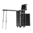 thumbnail image 1 of VEVOR PROFESSIONAL MAKEUP TRAIN CASE Aluminum Makeup Case with Supporting Feet Table, Rolling Makeup Case, Oversized Trolley Makeup Travel Case with 360° Swivel Wheels, 1 of 9