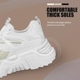 thumbnail image 4 of 1 par de zapatillas gruesas para mujer, zapatillas gruesas para mujer, zapatillas de moda, zapatos deportivos para mujer, talla 39, 4 of 5
