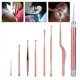 thumbnail image 2 of Cuchara para los oídos de acero inoxidable, Kit de selección de cera para los oídos, limpiador de cera para los oídos LED, herramienta para el cuidado de los oídos, 2 of 9
