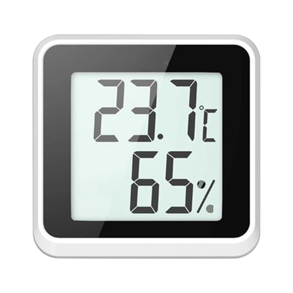 Holloyiver Indoor Thermometer, Humidity Gauge Meter Digital Hygrometer, Hight Accurate Temperature and Humidity Monitor for Greenhouse, Reptile, Humidors, Cellar, Office