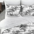 Heritage Club Gray Camouflage Bed in a Bag Set, Twin XL