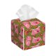 thumbnail image 1 of Balery Cartoon Pigs Porta Pañuelos de Cuero con Estampado – Funda Moderna Cuadrada para Caja de Pañuelos, Dispensador 5x5x5'', 1 of 7