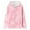 Pink, variant on Winter Coats for Girls Print Zipper Up Long Sleeve Hooded Jacket with Pocket Casual Lightweight Outerwear Cardigan Fall Outfits Clothes