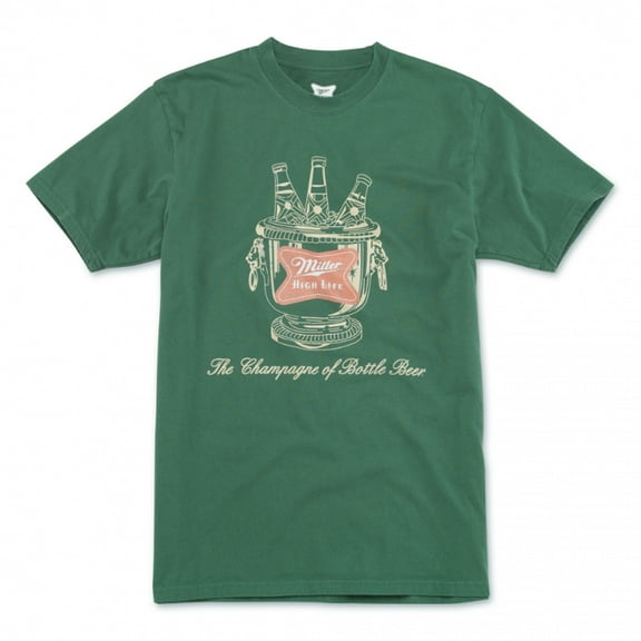 Miller High Life The Champagne of Bottle Beer Bucket T-Shirt-XLarge