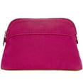 thumbnail image 1 of Pre-Owned Hermes Hermès MM Pouch ec-24637 Pink Bolide Cotton Canvas with H... (Good), 1 of 11