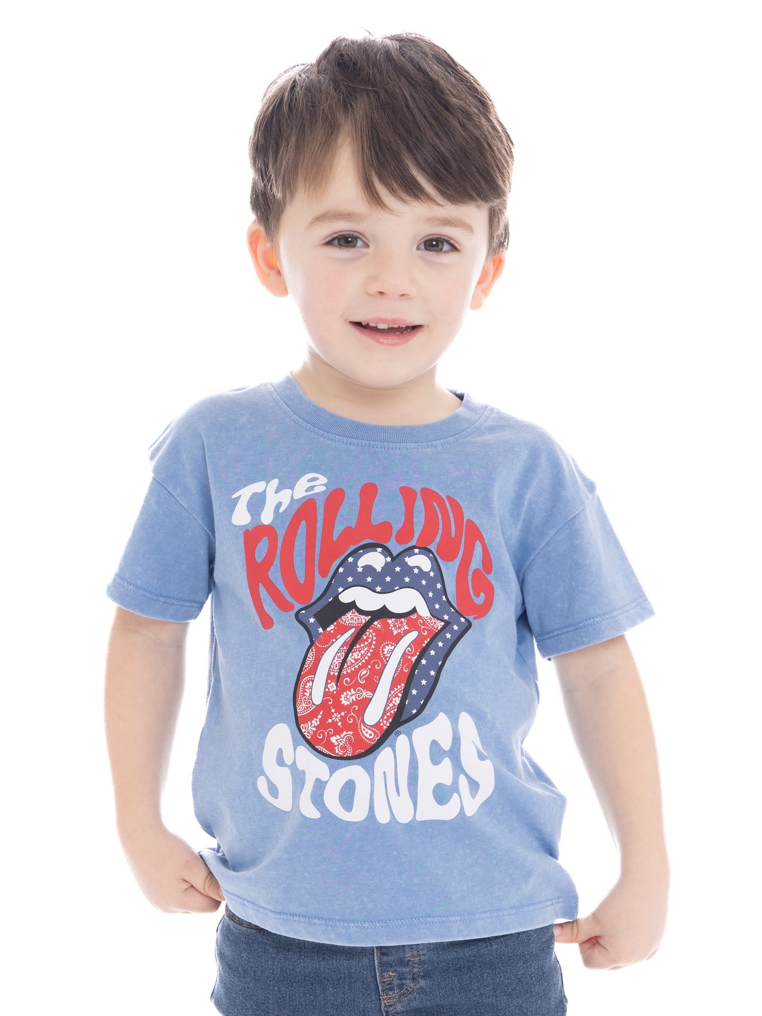 Rolling Stones Toddler Americana Graphic Tee, Sizes 12M-5T
