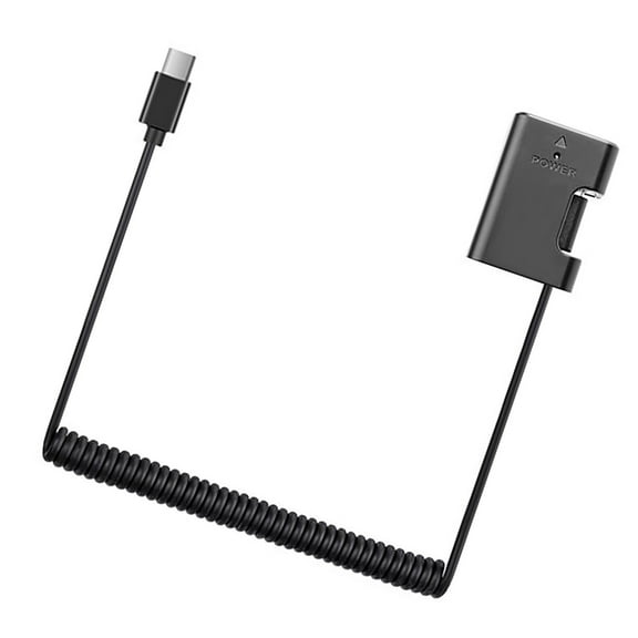 USB Type C to FW50 Dummy Battery Adapter Cable for A7R A5100 A7M2 A7S2 Camera