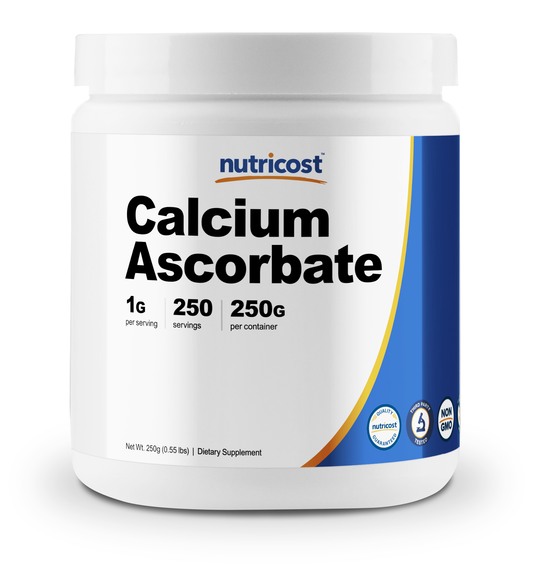 Nutricost Calcium Ascorbate (Vitamin C) Powder, 250g NonGMO, Made in