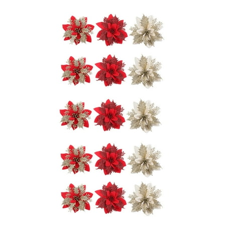 LOLIPPYY 15-Piece Assorted Color Wreath Decorating Supplies, 4.5 x 4.5 x 0.3 Inches