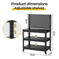 thumbnail image 2 of Heavy Duty 3000lbs Capacity Work Bench with Pegboard, Wheels & Adjustable Shelves, Garage Tool Cart, 2 of 6