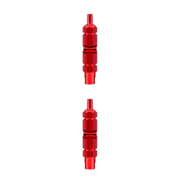 Greeniant Llave de válvula de aire, removedor de núcleo de válvula de bicicleta de aleación de aluminio, llave de extracción de boquilla de neumático Type1 NO1 Greeniant CBP127938