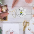 thumbnail image 6 of 3drose, I Believe in Bankruptcy, 3 inch Snowflake Porcelain Ornament, 6 of 7