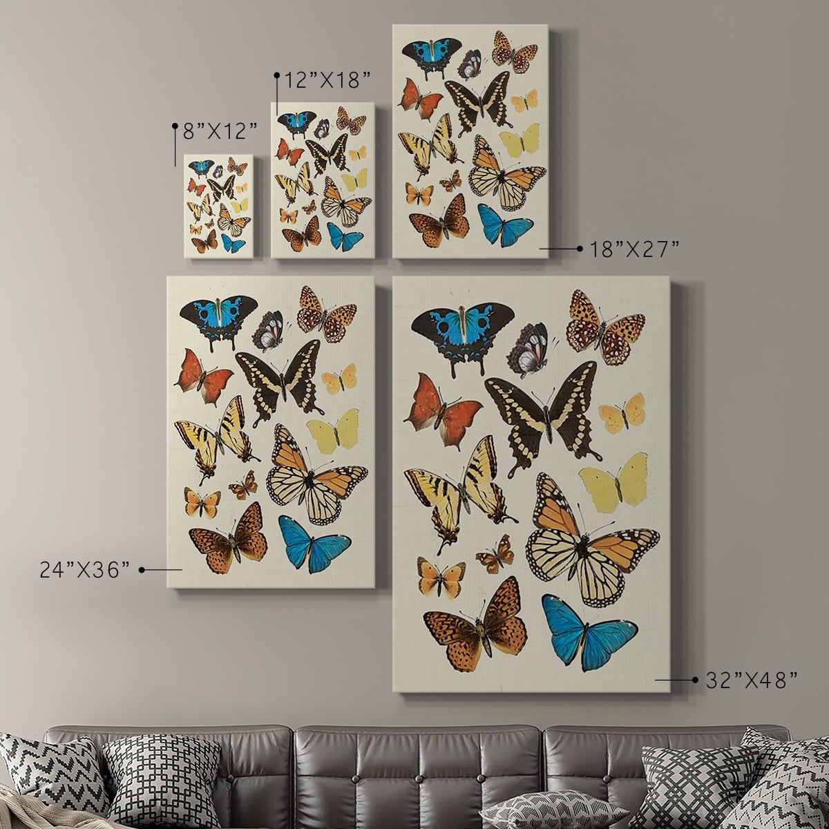 Collected Flutter II Premium Gallery Wrapped Canvas - Ready to Hang