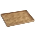 thumbnail image 3 of Cal-Mil Rectangular Bamboo Tray - 12"L x 20"W x 2"H, 3 of 3